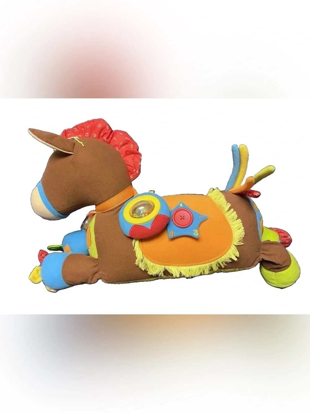 Melissa & Doug K's Kids Giddy Up & Play Musical Plush Horse Activity Toy Sensory